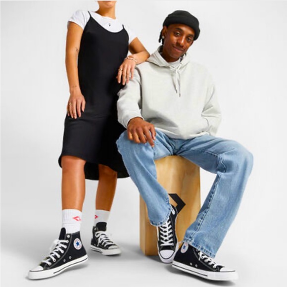 Converse Other - Converse Chuck Taylor All Star UNISEX HIGH TOP White/Black Sneakers M9160 NWT